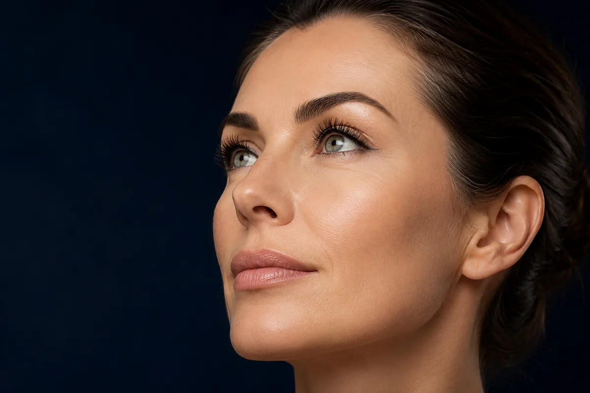 Brow & Temple treatment area