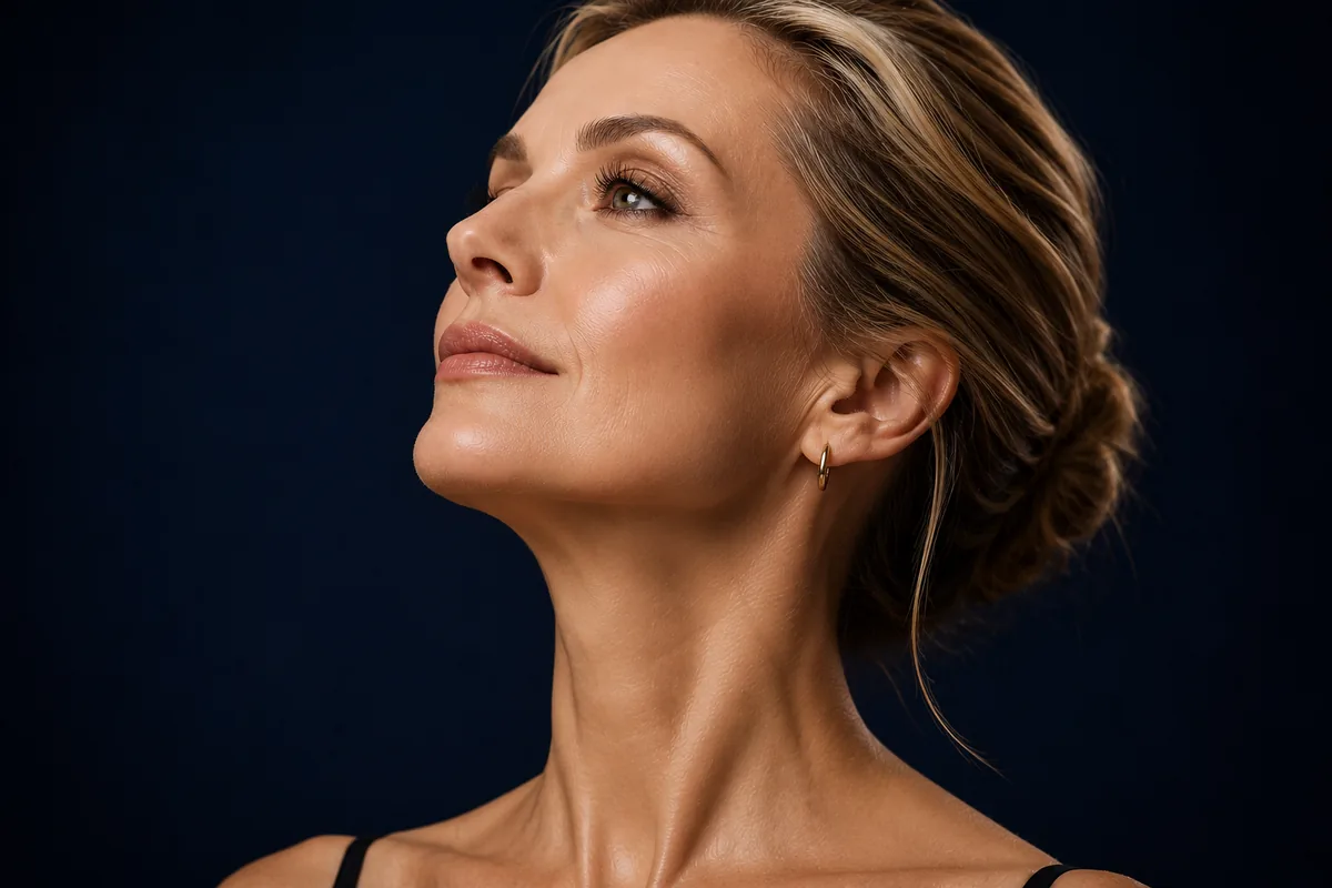 Neck treatment area